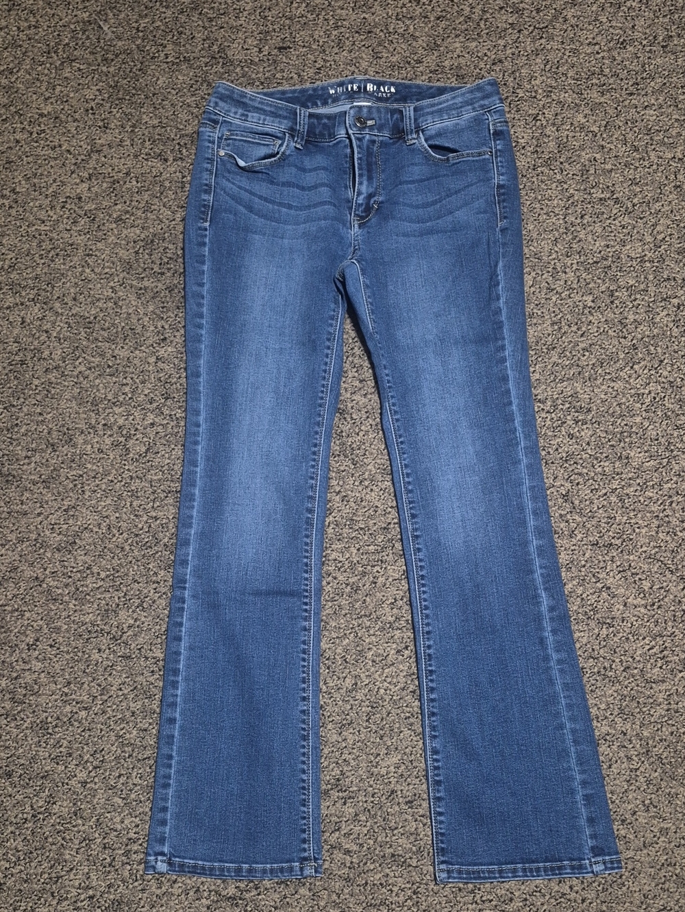 White House Black Market Blue Bootcut Jeans